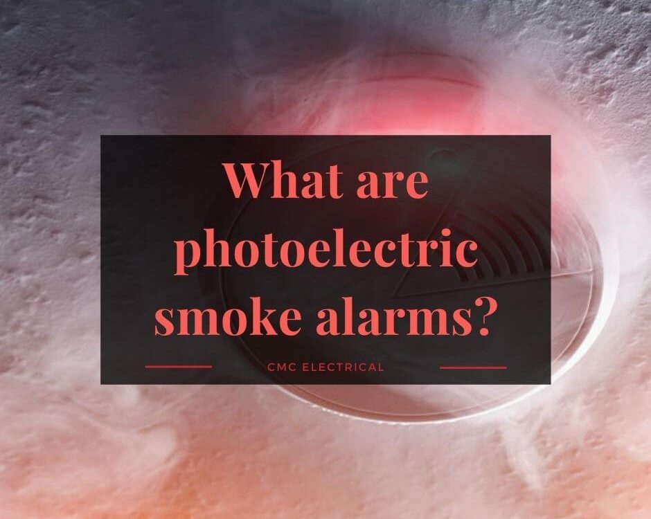 What are photoelectric smoke alarms